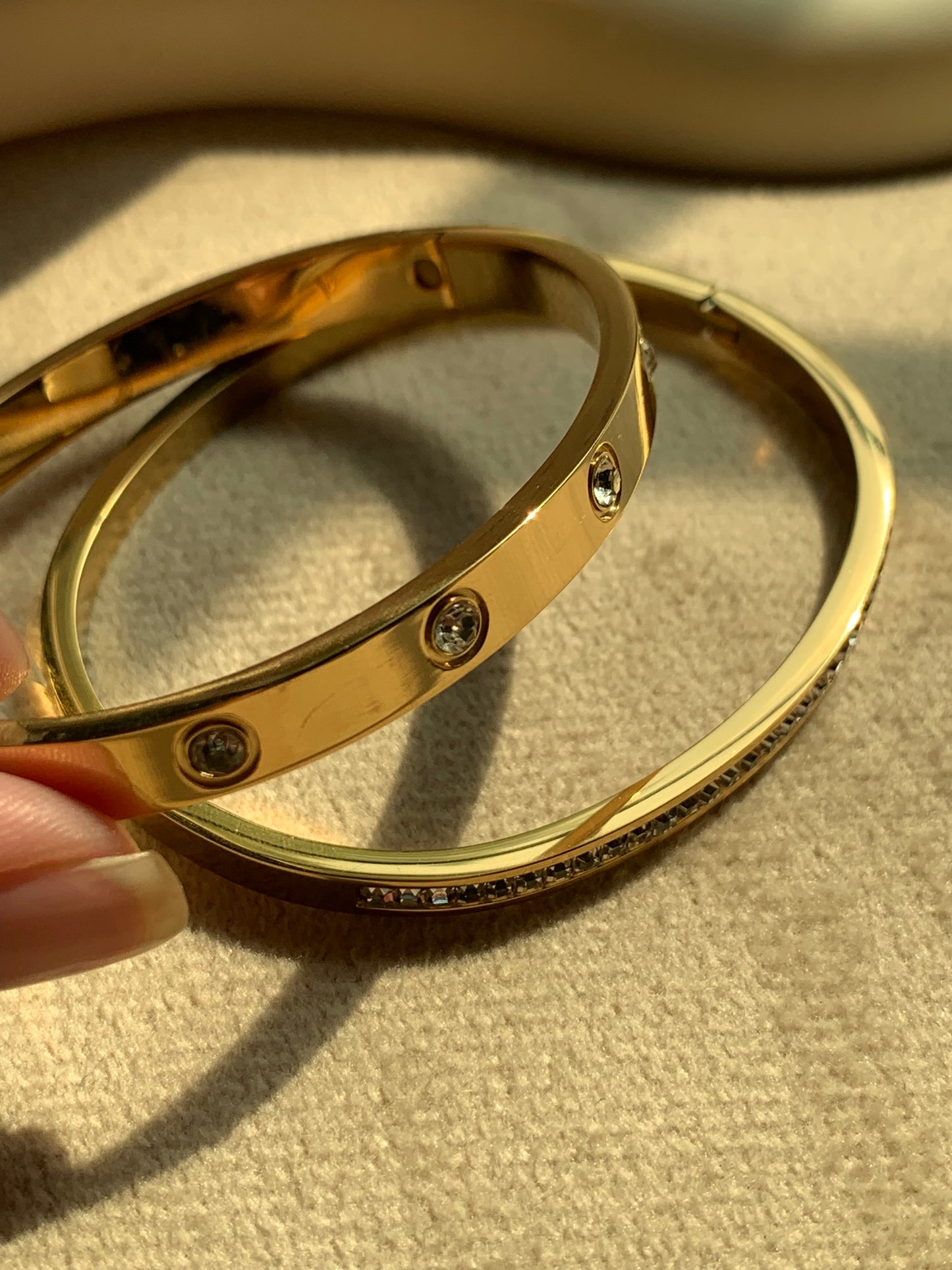 Gold cuff