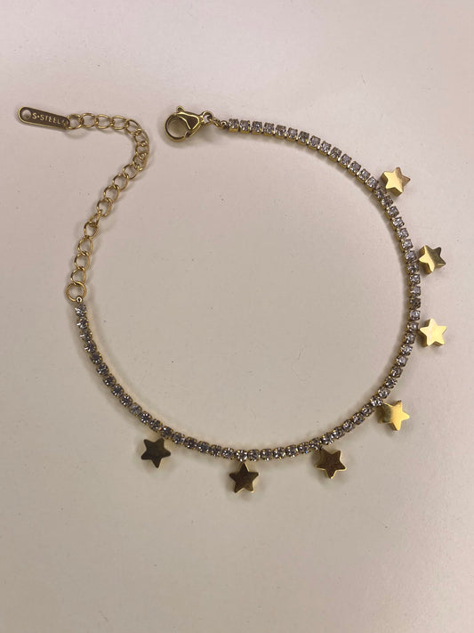 Superstar chain bracelet