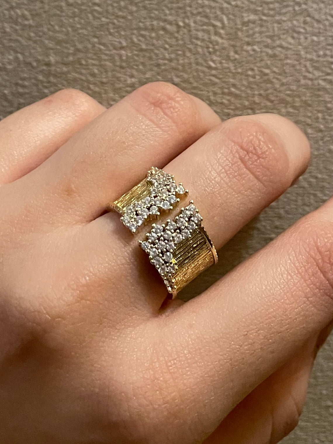 Golden Stardust Ring