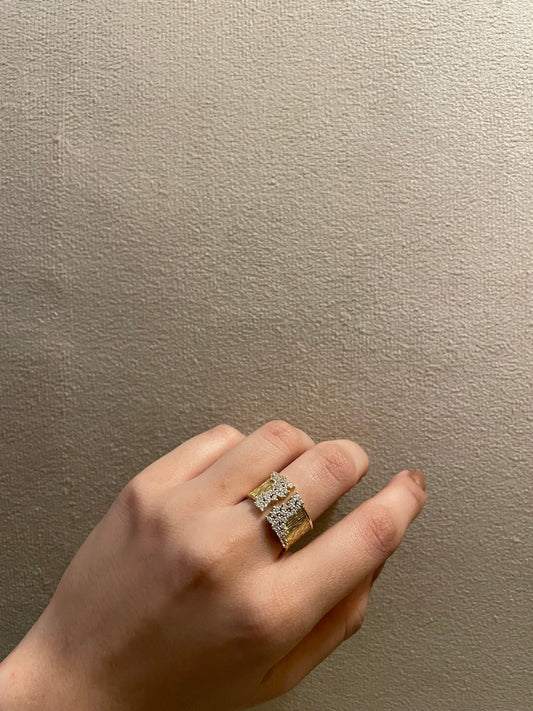 Golden Stardust Ring