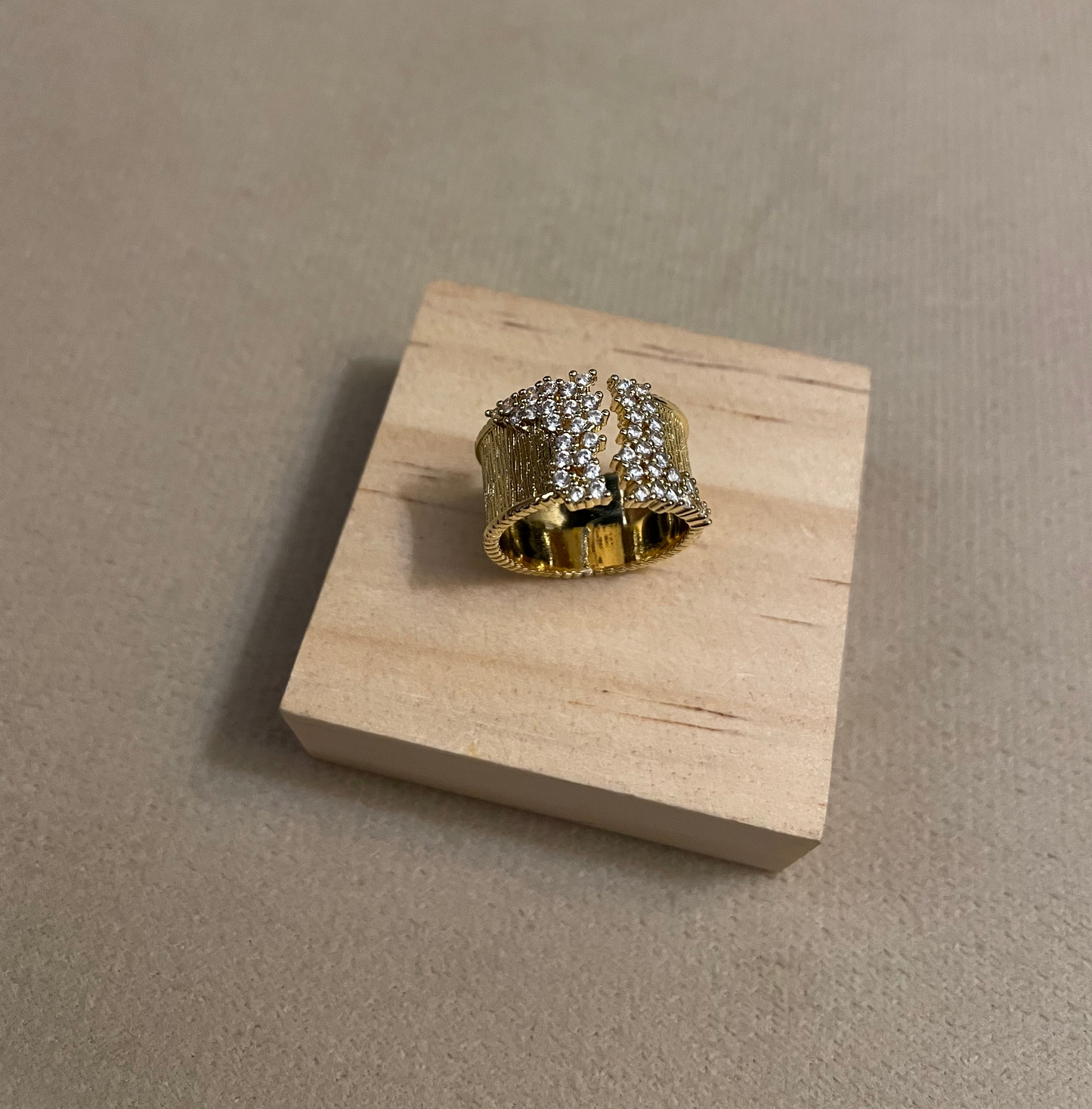 Golden Stardust Ring