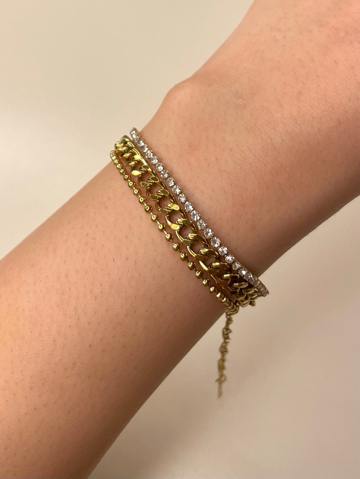 Gold layered bracelet