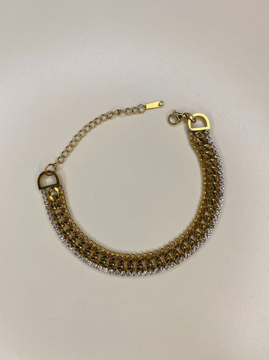 Gold layered bracelet