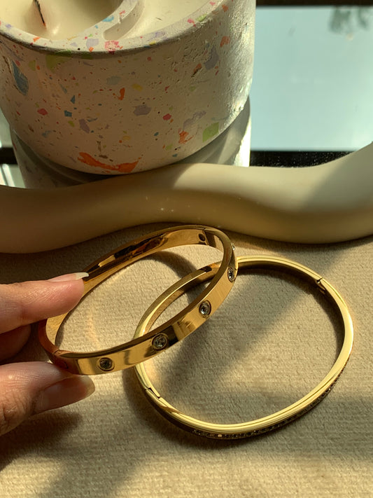 Gold cuff